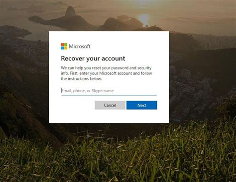 Can you recover old Microsoft account?