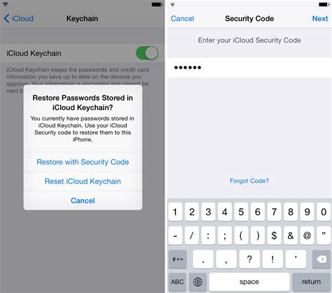 Can you recover passwords on iCloud Keychain?