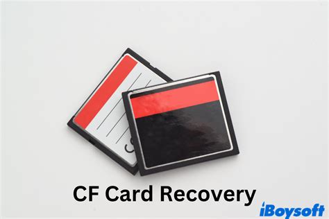 Can you recover photos from a CF card?