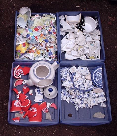 Can you recycle broken china?