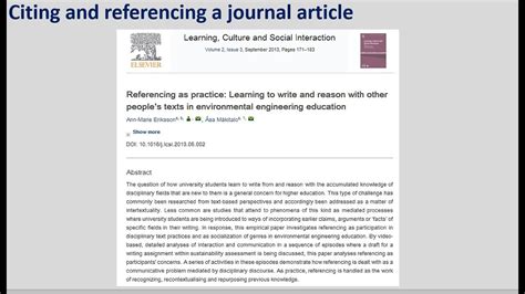 Can you refer to yourself in an article?