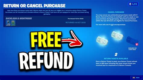 Can you refund Fortnite account?