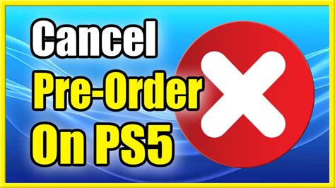 Can you refund a pre order on ps5?