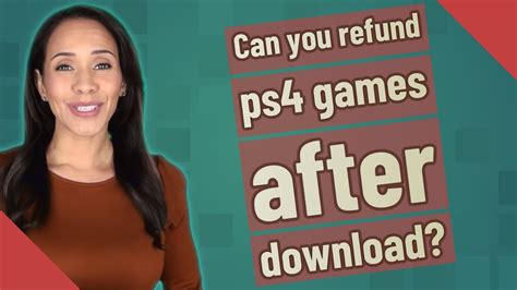 Can you refund a ps4 game after 14 days?