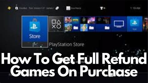 Can you refund in-game purchases on ps4?