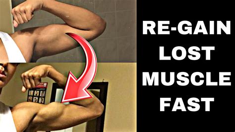 Can you regain lost muscle mass?