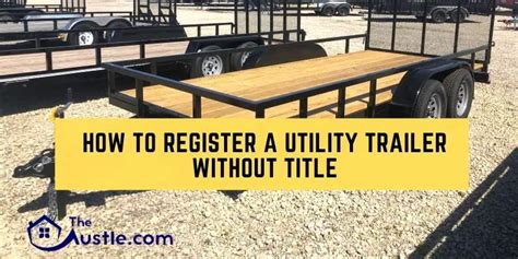 Can you register a trailer in Maine without a title?