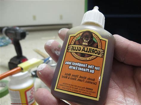 Can you remove dried gorilla glue?