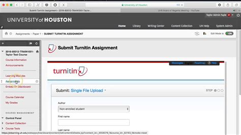 Can you remove from Turnitin?