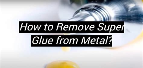Can you remove hot glue from metal?