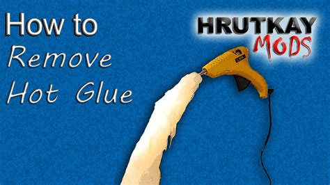 Can you remove hot glue with alcohol?