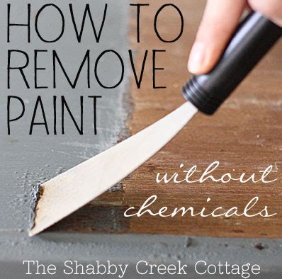 Can you remove paint with white vinegar?
