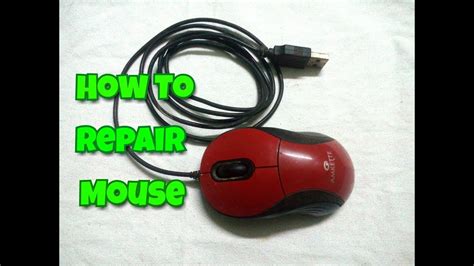 Can you repair a mouse?