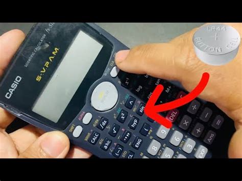 Can you replace a Casio calculator battery?