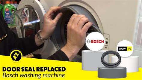 Can you replace a washing machine door seal yourself?