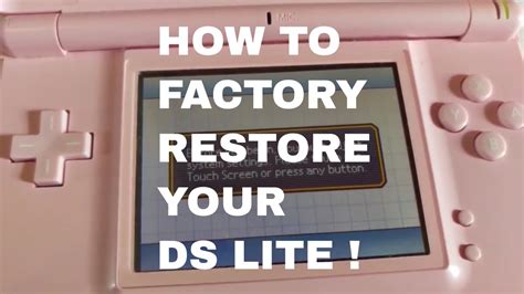Can you restart a DS game?