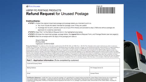 Can you return postage stamps for refund?
