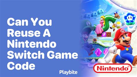 Can you reuse a Nintendo Switch game code?