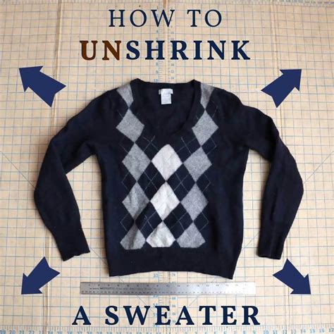 Can you reverse a shrunken sweater?
