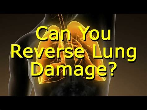 Can you reverse lung damage from dust?