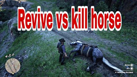 Can you revive a dead horse in RDR2?