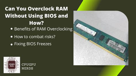 Can you run BIOS without RAM?