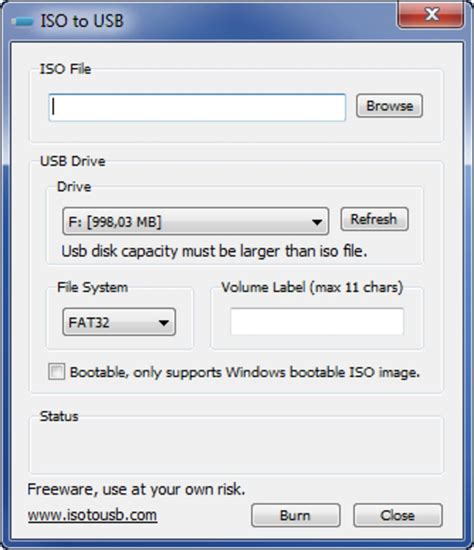 Can you run an ISO file from a USB drive?