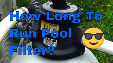 Can you run your pool filter too long?
