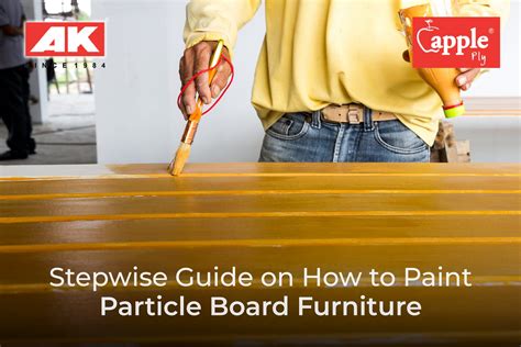 Can you sand and varnish particle board?