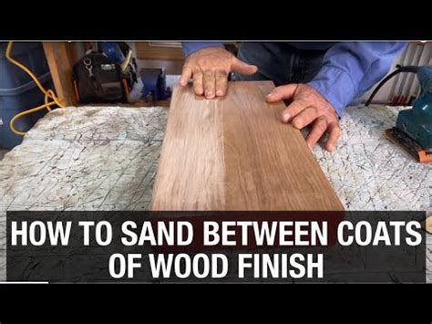 Can you sand between coats of varnish?