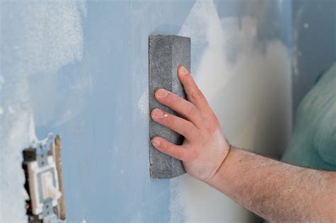 Can you sand down bumpy walls?