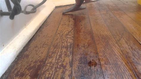 Can you sand wood without removing stain?