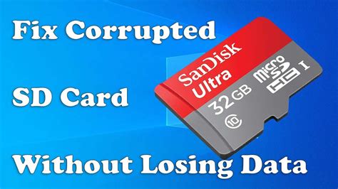 Can you save a corrupted SD card?