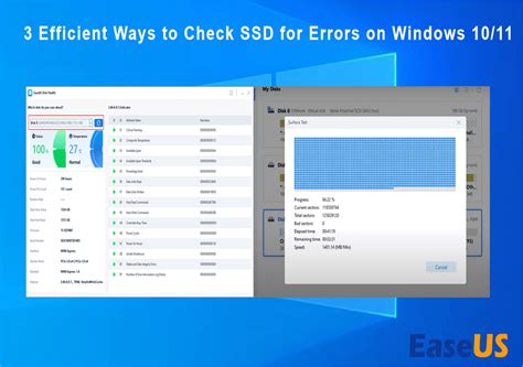 Can you scan SSD for errors?