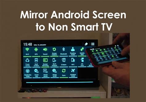 Can you screen cast to a non-smart TV?