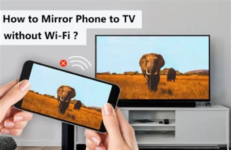 Can you screen mirror from iPhone to smart TV without WiFi?