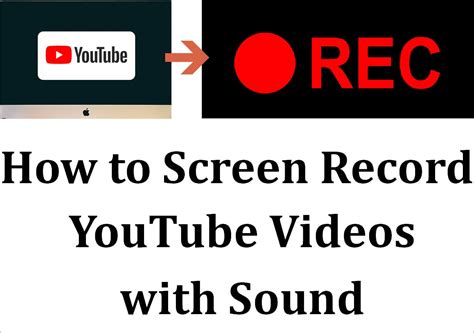 Can you screen record YouTube?