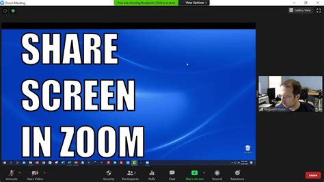 Can you screen share YouTube movies on Zoom?