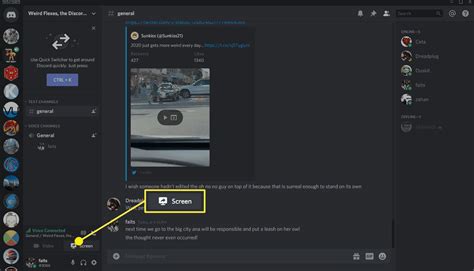 Can you screen share on Discord app?
