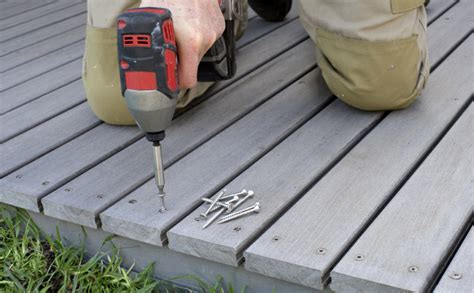 Can you screw into plastic decking?