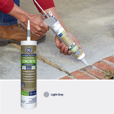 Can you seal concrete with silicone?