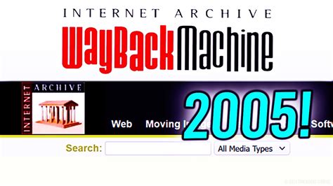 Can you search YouTube in Wayback Machine?