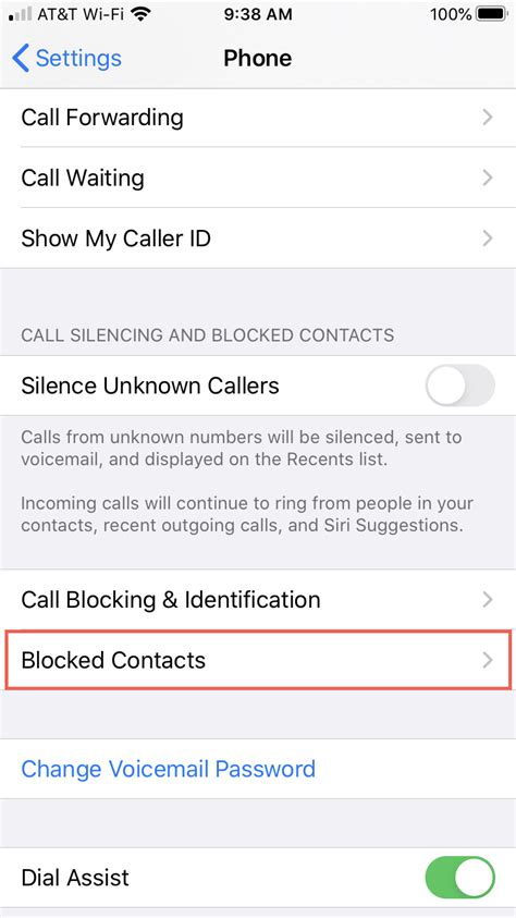 Can you see blocked numbers on iPhone?