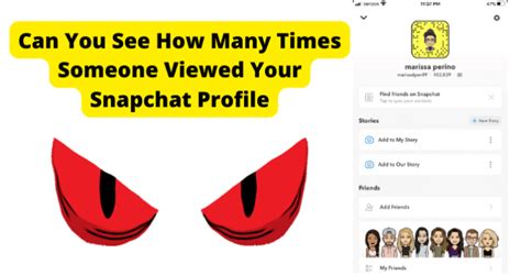 Can you see how many times someone looks at your Snapchat profile?