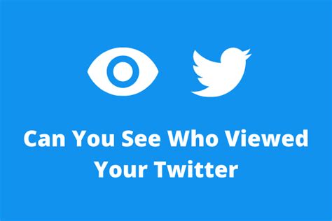 Can you see who searches you on Twitter?