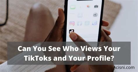Can you see who views your TikToks?