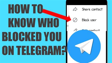 Can you see who you blocked on Telegram?