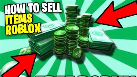 Can you sell items for Robux?