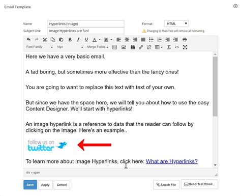 Can you send a PDF as a link in an email?