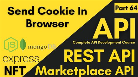 Can you send a cookie to an API?